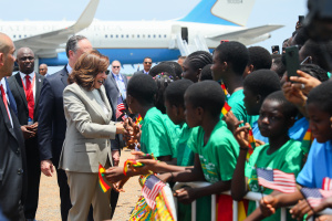 US VP arrives in Ghana on three-nation African tour