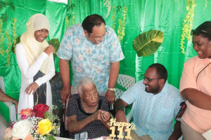 Seychelles' oldest citizen celebrates 111th birthday