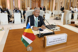 Seychelles' President calls for end of hostilities in Gaza and Israel during Saudi-Africa Summit 