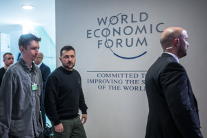 Zelensky courts Davos as worries grow on Ukraine support